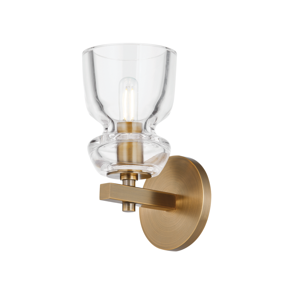 Trey Wall Sconce — a Troy wall sconce for bathrooms, hallways, and living rooms at Laurie Yapp Home.