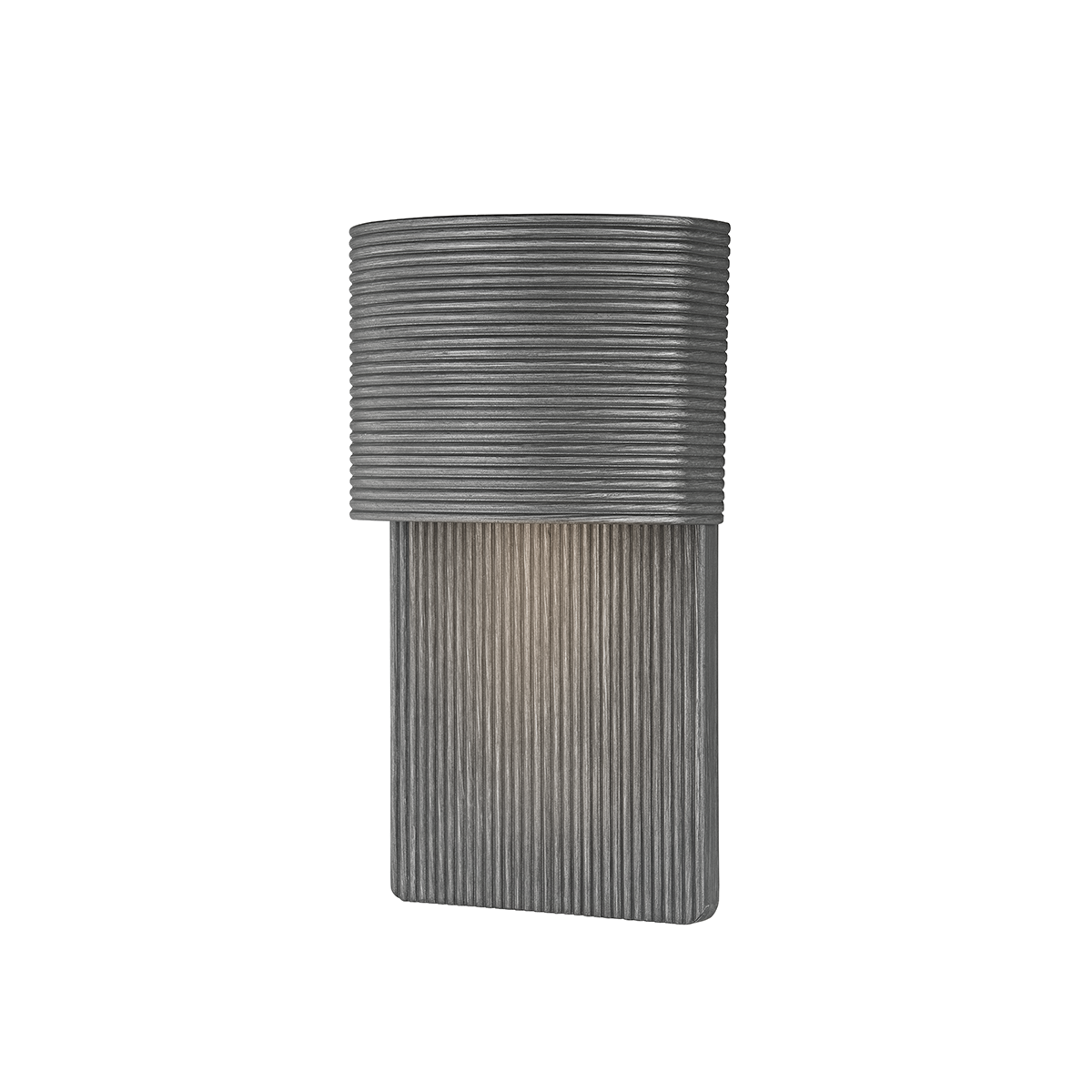 Tempe Exterior Wall Sconce 6.75" x 12" — a Troy wall sconce for bathrooms, hallways, and living rooms at Laurie Yapp Home.