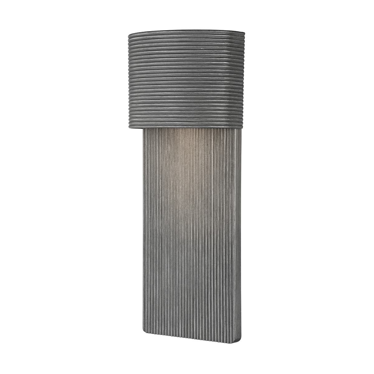Tempe Exterior Wall Sconce 6.75" x 17" — a Troy wall sconce for bathrooms, hallways, and living rooms at Laurie Yapp Home.