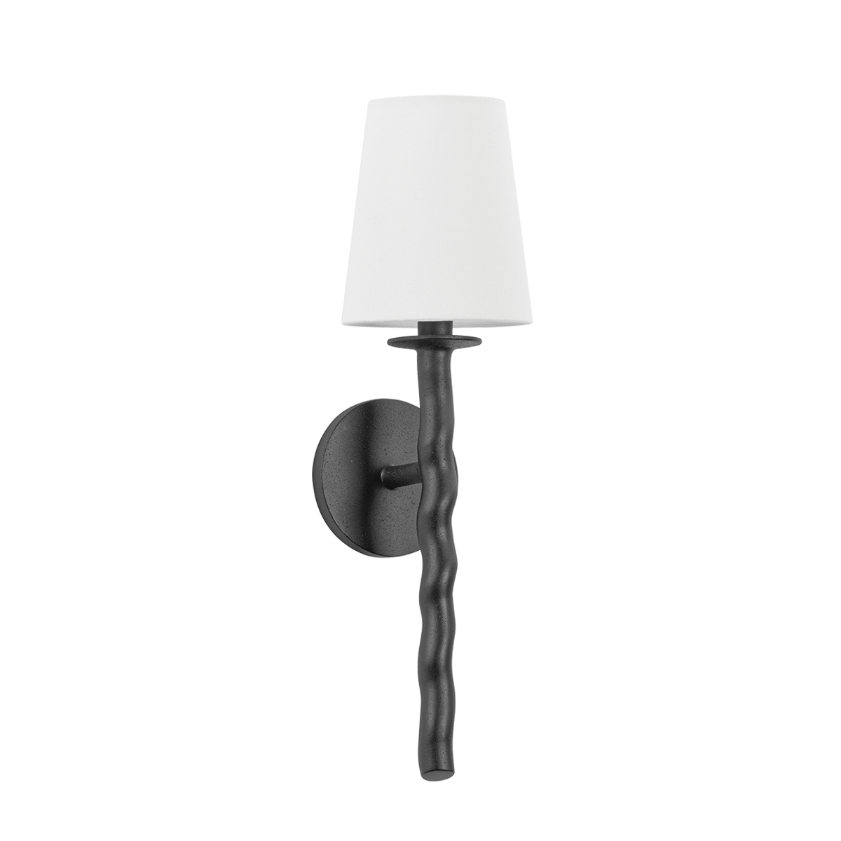 Alvaro Wall Sconce — a Troy wall sconce for bathrooms, hallways, and living rooms at Laurie Yapp Home.