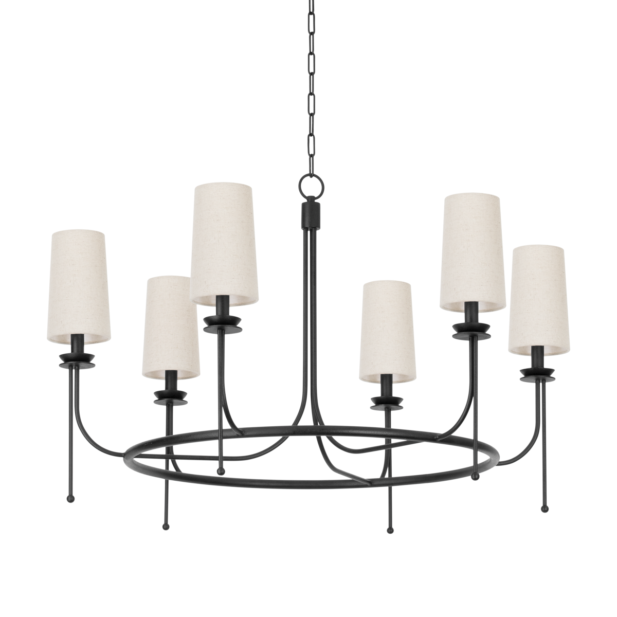 Calder Chandelier — a Troy chandelier for dining rooms, entries, and living rooms at Laurie Yapp Home.