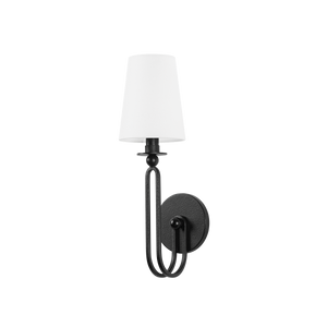 Valor Wall Sconce — a Troy wall sconce for bathrooms, hallways, and living rooms at Laurie Yapp Home.