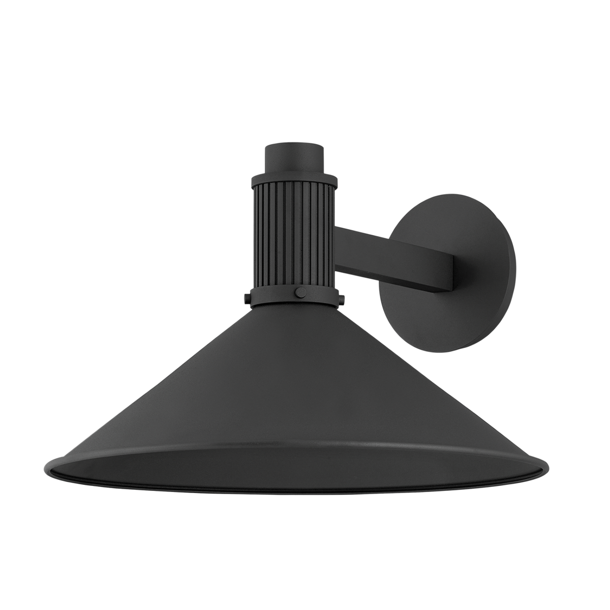 Elani Exterior Wall Sconce 15" — a Troy wall sconce for bathrooms, hallways, and living rooms at Laurie Yapp Home.