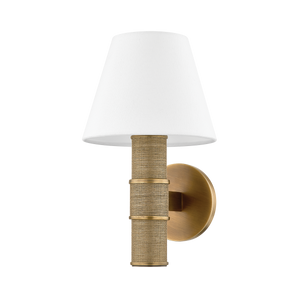 Denton Wall Sconce — a Troy wall sconce for bathrooms, hallways, and living rooms at Laurie Yapp Home.