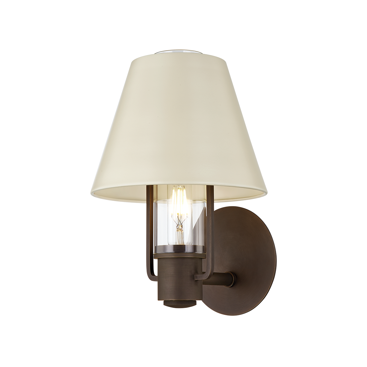 Kindle Wall Sconce — a Troy wall sconce for bathrooms, hallways, and living rooms at Laurie Yapp Home.