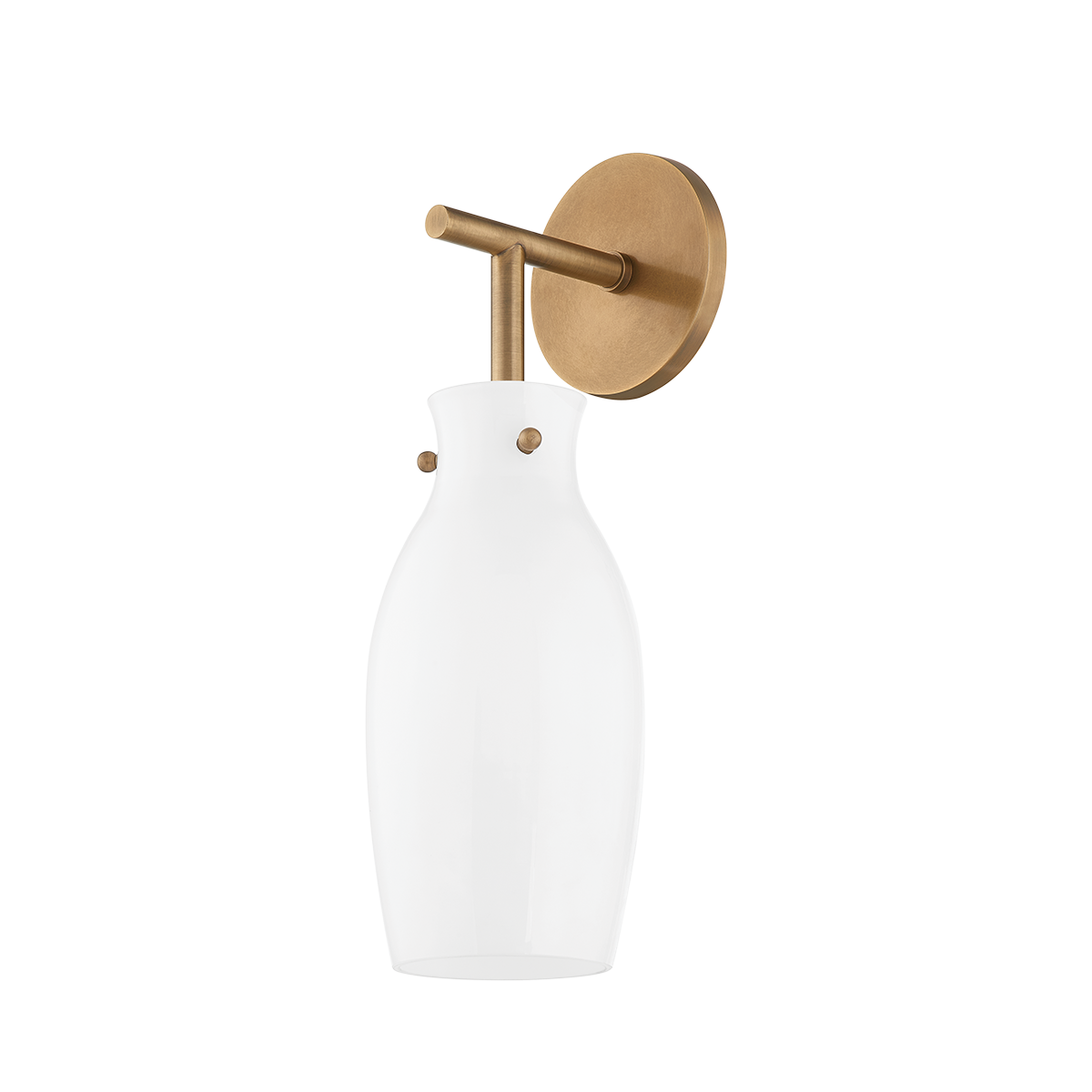 Geyser Wall Sconce — a Troy wall sconce for bathrooms, hallways, and living rooms at Laurie Yapp Home.