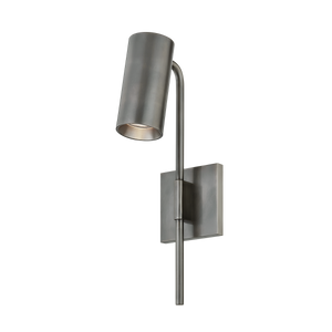 Gage Wall Sconce shown from a second angle to highlight the arm curve and shade silhouette.