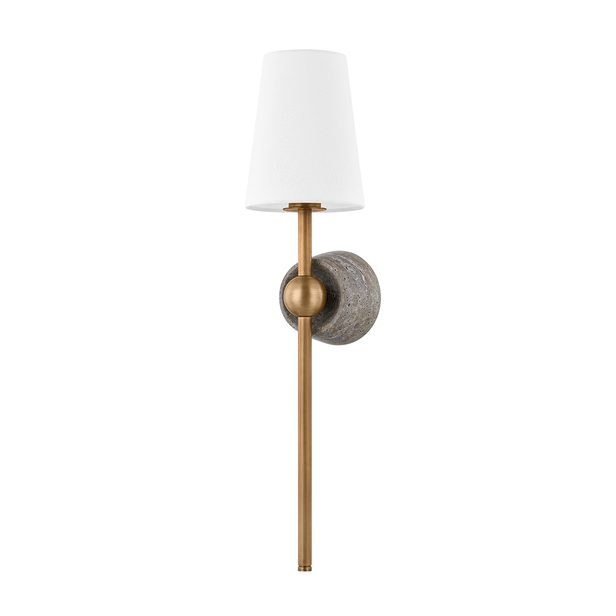 Los Vilos Wall Sconce — a Troy wall sconce for bathrooms, hallways, and living rooms at Laurie Yapp Home.