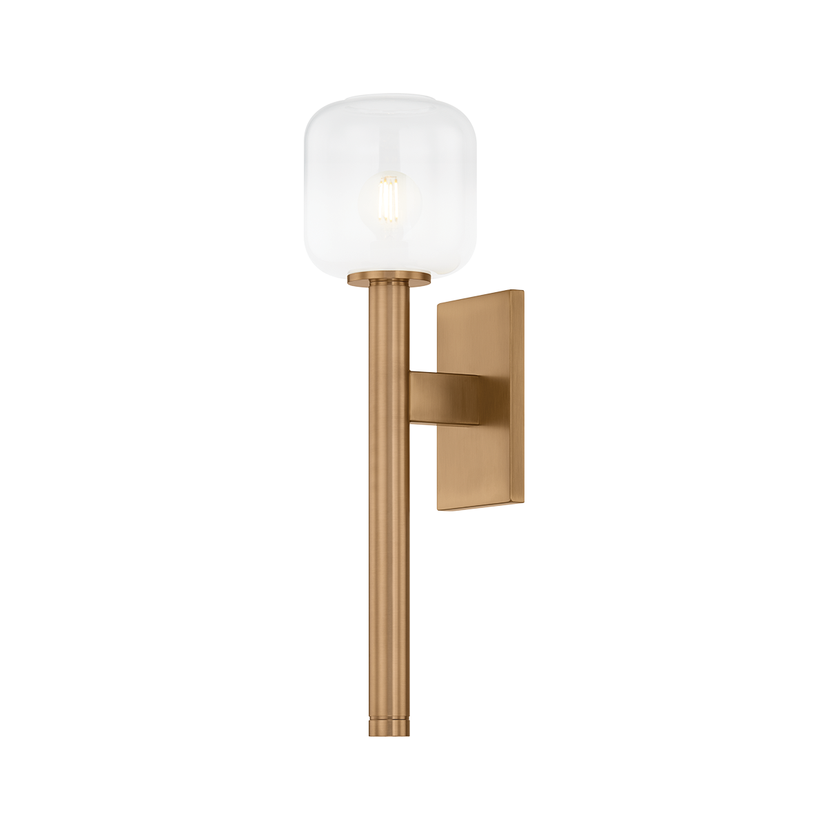 Axton Wall Sconce — a Troy wall sconce for bathrooms, hallways, and living rooms at Laurie Yapp Home.