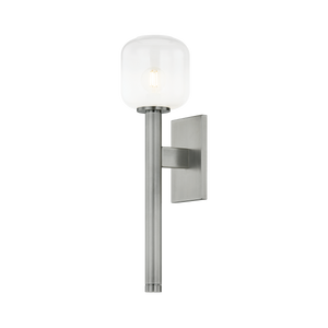 Axton Wall Sconce shown from a second angle to highlight the arm curve and shade silhouette.