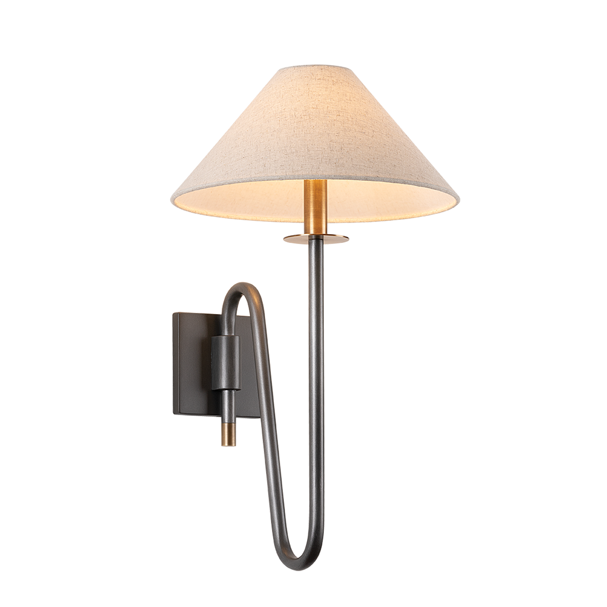 Mateo Wall Sconce — a Troy wall sconce for bathrooms, hallways, and living rooms at Laurie Yapp Home.