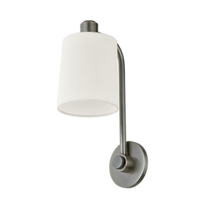 Rigby Wall Sconce shown from a second angle to highlight the arm curve and shade silhouette.