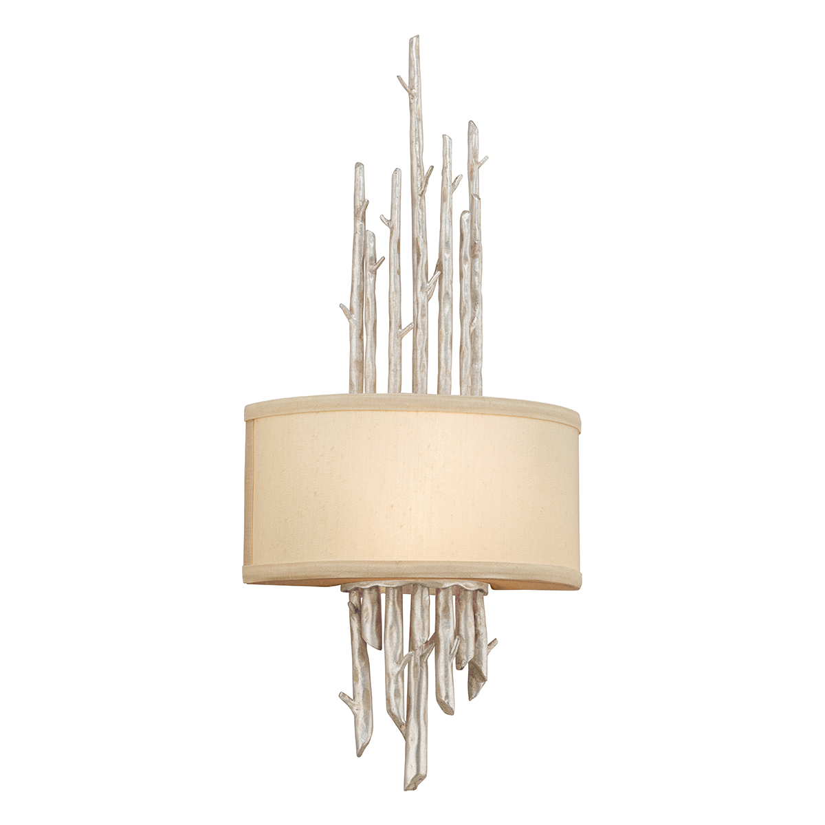 Adirondack Wall Sconce 12" — a Troy wall sconce for bathrooms, hallways, and living rooms at Laurie Yapp Home.