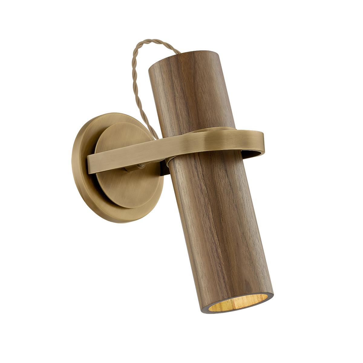 Lennox Wall Sconce — a Troy wall sconce for bathrooms, hallways, and living rooms at Laurie Yapp Home.