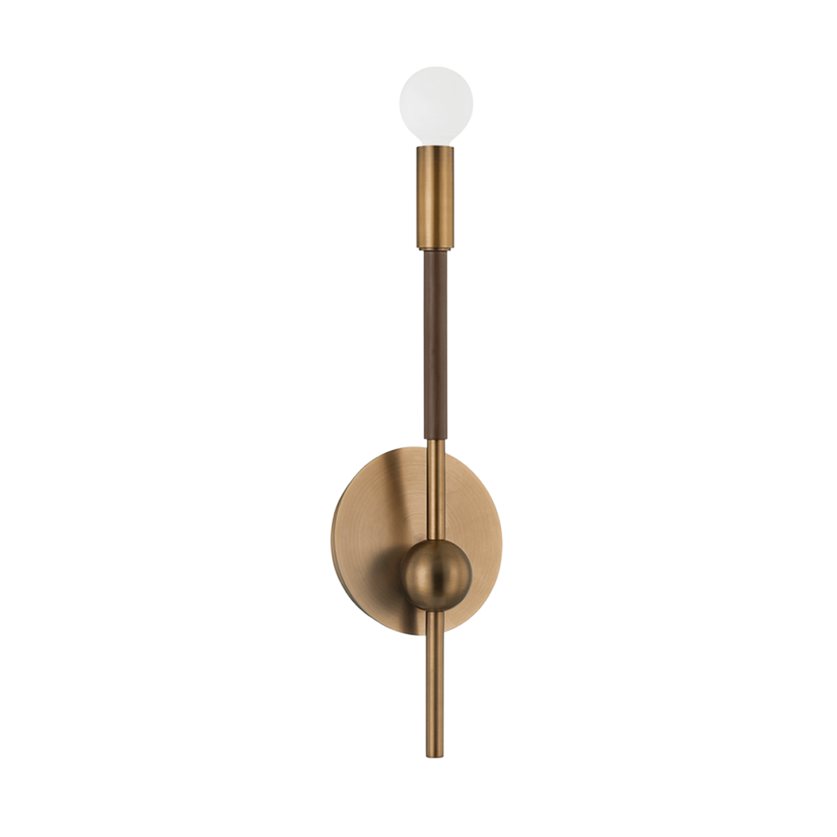 Obie Wall Sconce — a Troy wall sconce for bathrooms, hallways, and living rooms at Laurie Yapp Home.