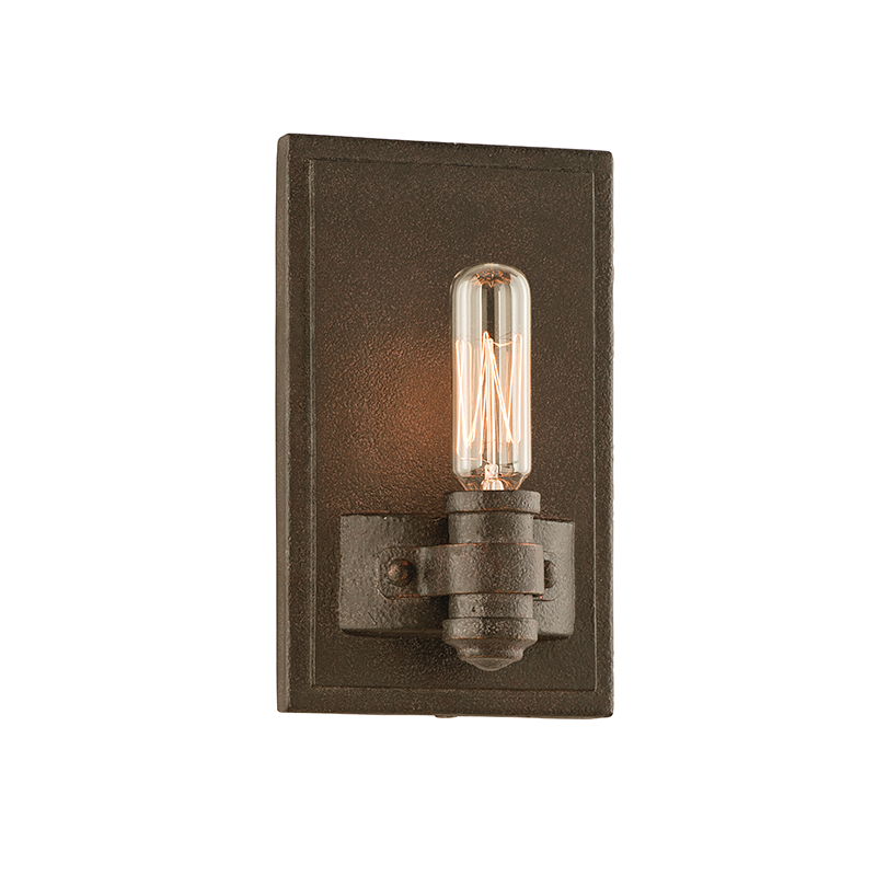 Pike Place Wall Sconce — a Troy wall sconce for bathrooms, hallways, and living rooms at Laurie Yapp Home.