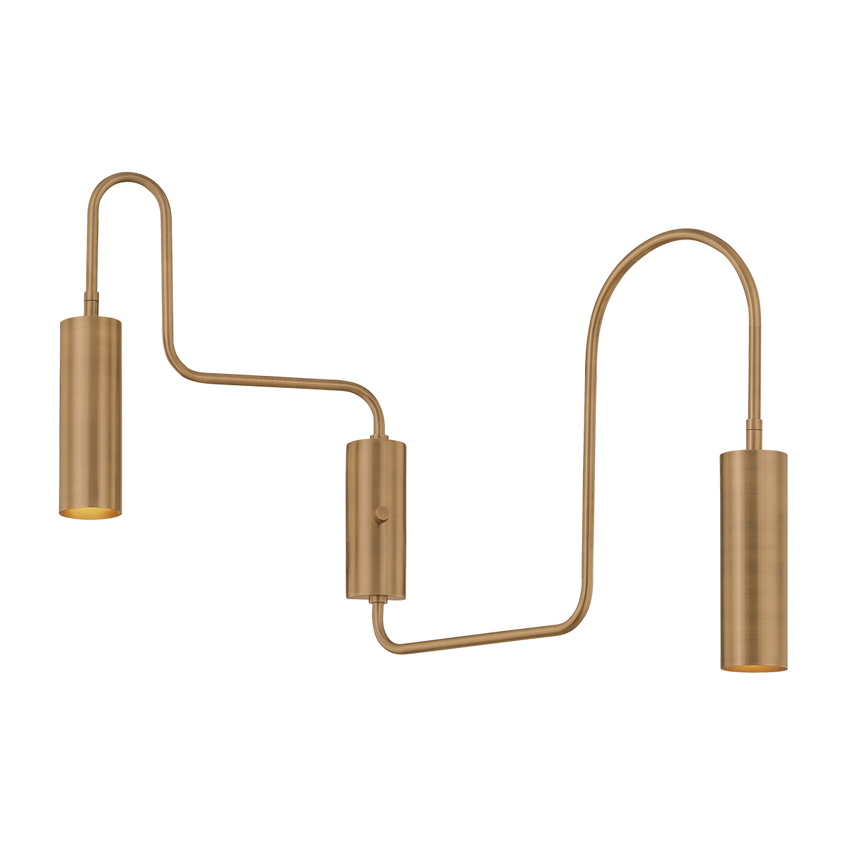 Lark Wall Sconce shown from a second angle to highlight the arm curve and shade silhouette.