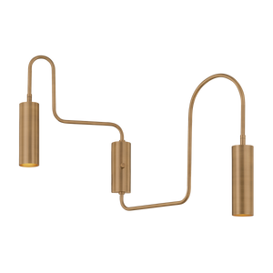 Lark Wall Sconce shown from a second angle to highlight the arm curve and shade silhouette.