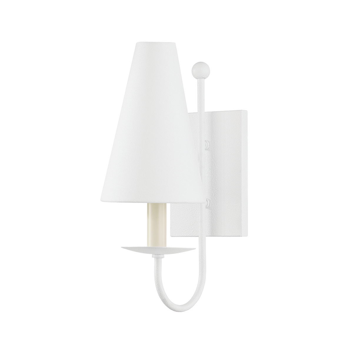 Idris Wall Sconce — a Troy wall sconce for bathrooms, hallways, and living rooms at Laurie Yapp Home.