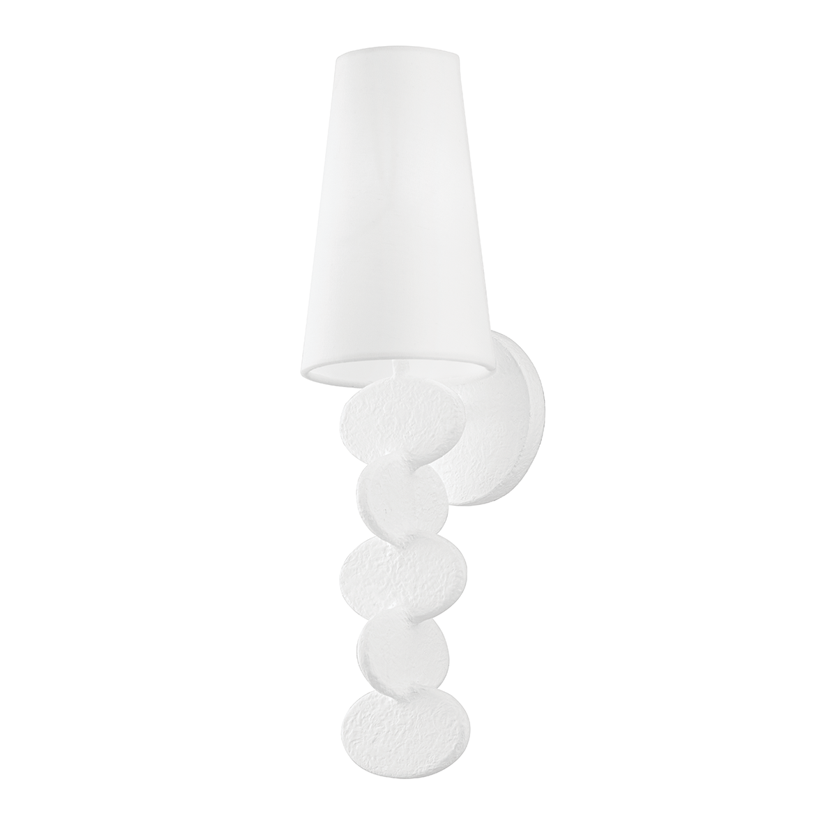Ellios Wall Sconce — a Troy wall sconce for bathrooms, hallways, and living rooms at Laurie Yapp Home.