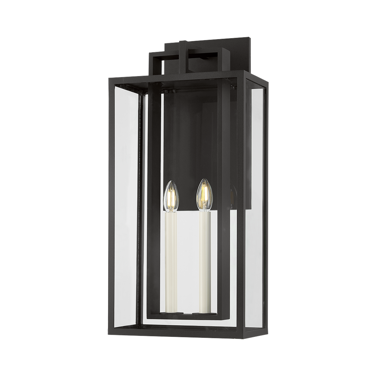 Amire Exterior Wall Sconce 9.5" — a Troy wall sconce for bathrooms, hallways, and living rooms at Laurie Yapp Home.