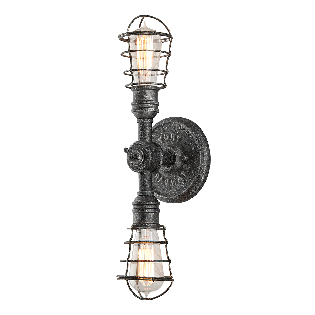 Conduit Wall Sconce — a Troy wall sconce for bathrooms, hallways, and living rooms at Laurie Yapp Home.