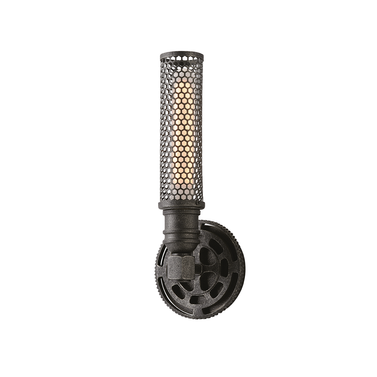 Atlas Wall Sconce 5" — a Troy wall sconce for bathrooms, hallways, and living rooms at Laurie Yapp Home.
