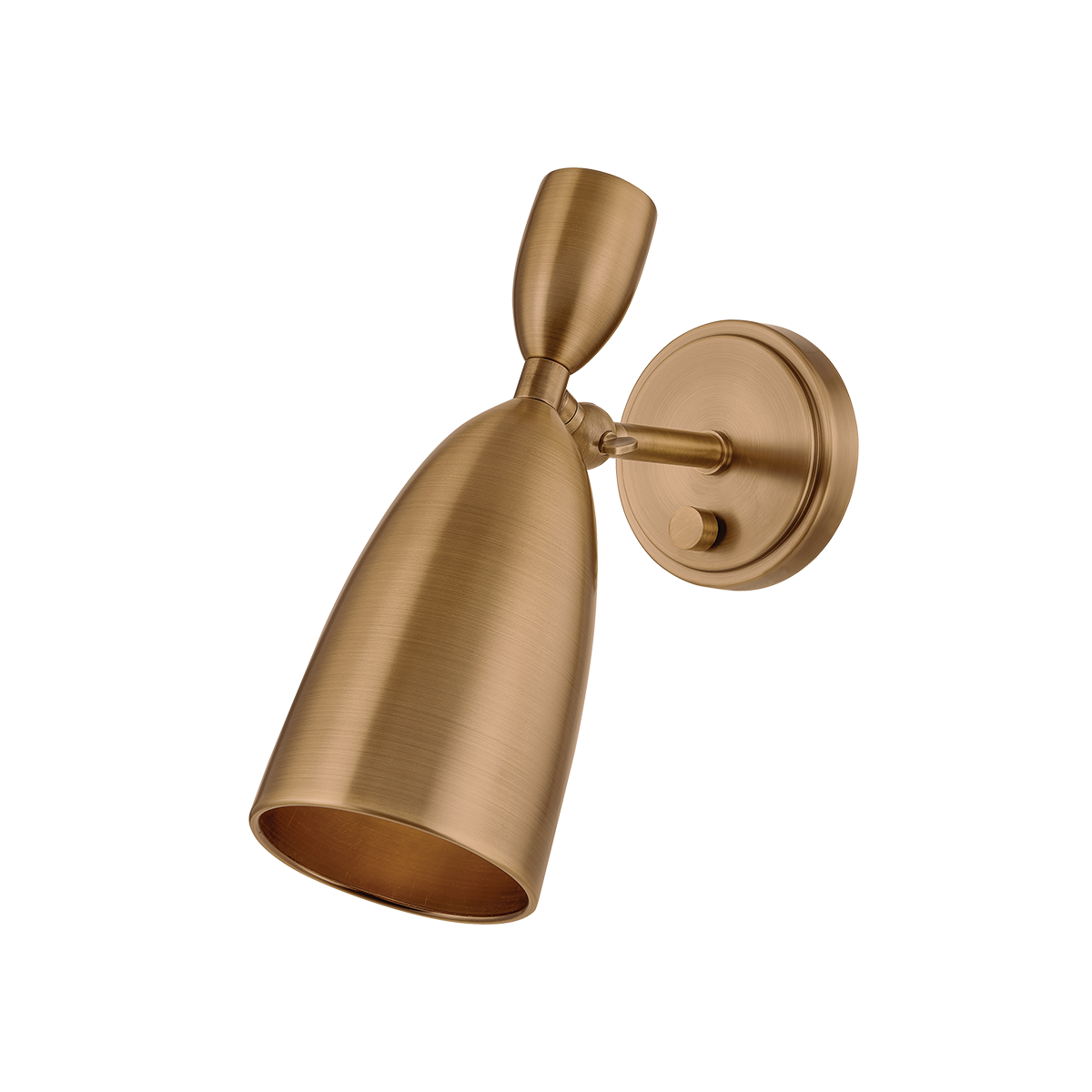 Spade Wall Sconce — a Troy wall sconce for bathrooms, hallways, and living rooms at Laurie Yapp Home.