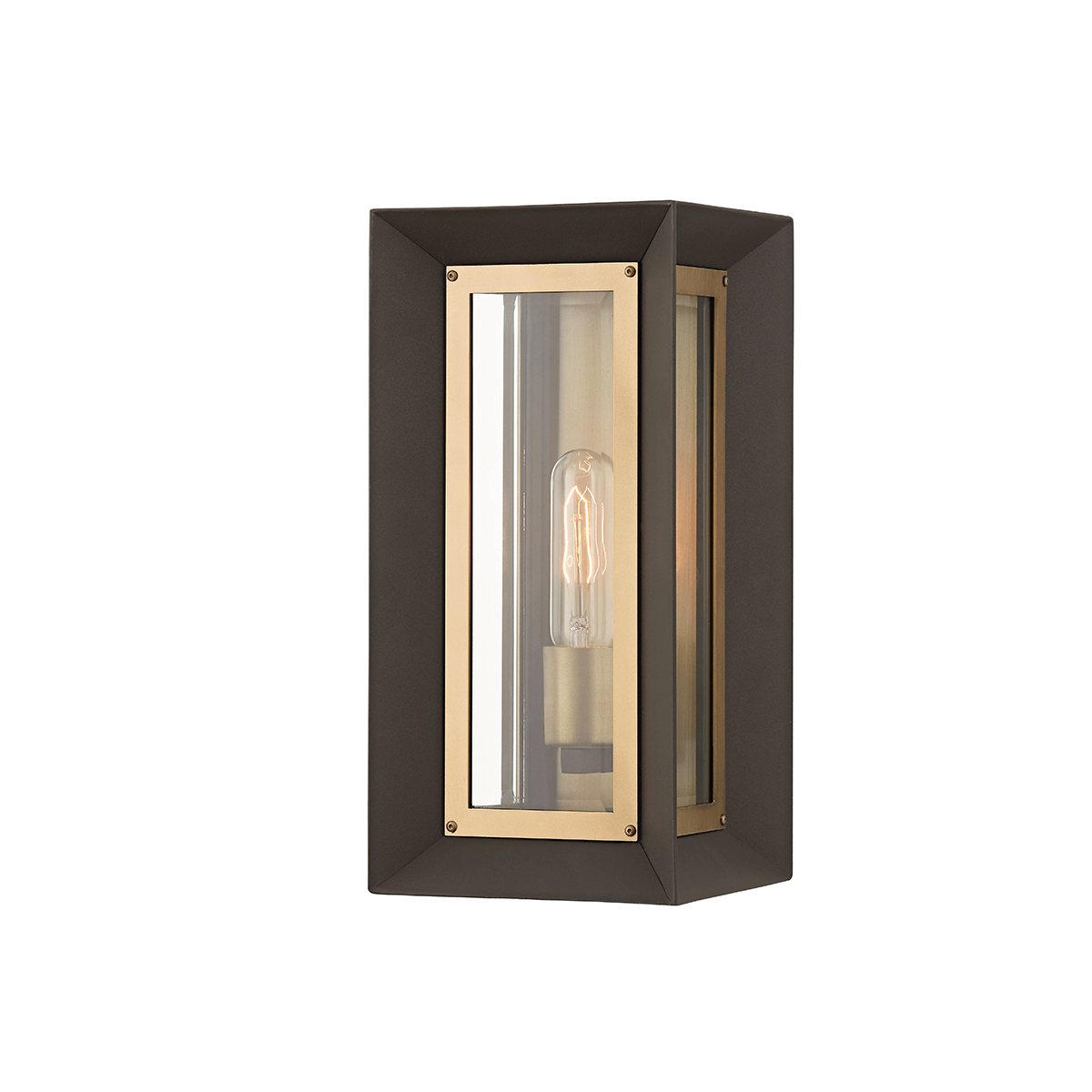 Lowry Exterior Wall Sconce 6.5" — a Troy wall sconce for bathrooms, hallways, and living rooms at Laurie Yapp Home.
