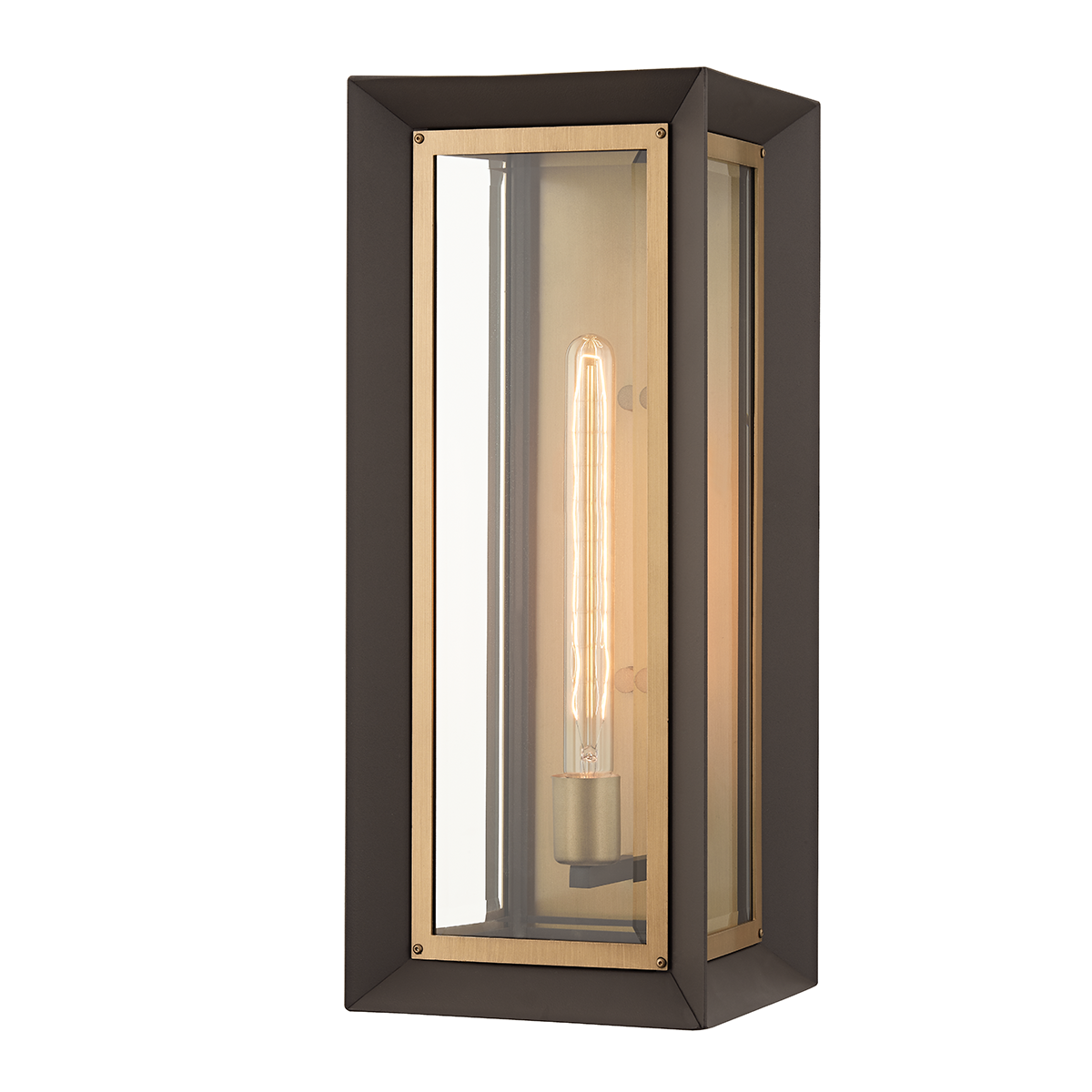 Lowry Exterior Wall Sconce 8.5" — a Troy wall sconce for bathrooms, hallways, and living rooms at Laurie Yapp Home.