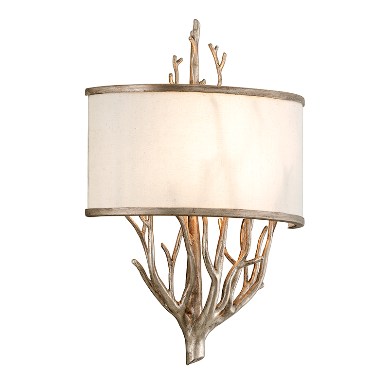 Whitman Wall Sconce 12.5" — a Troy wall sconce for bathrooms, hallways, and living rooms at Laurie Yapp Home.