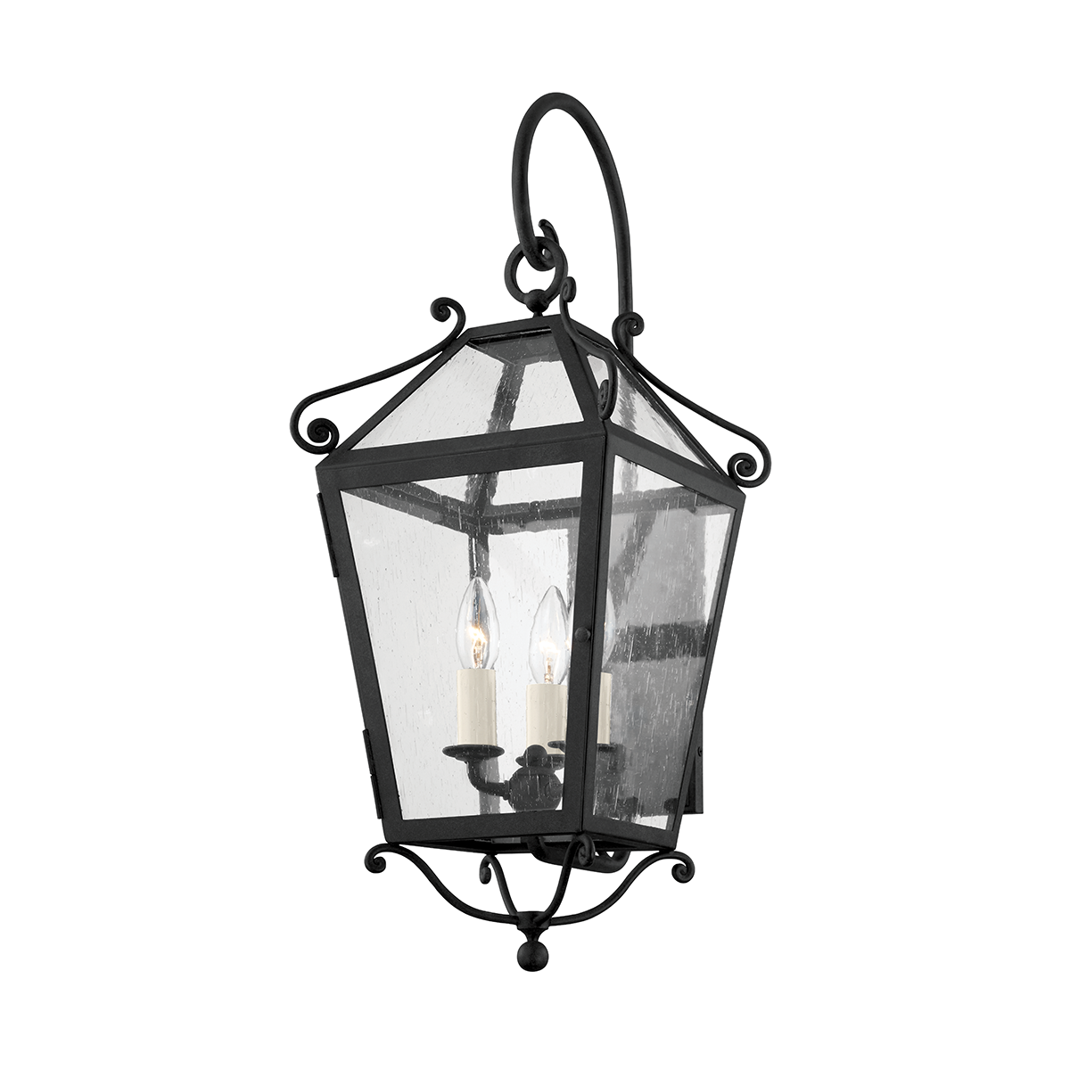 Santa Barbara County Exterior Wall Sconce 11" — a Troy wall sconce for bathrooms, hallways, and living rooms at Laurie Yapp Home.