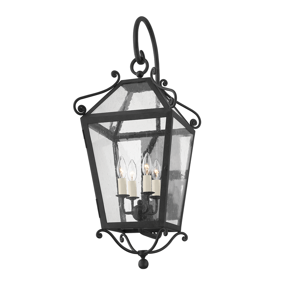 Santa Barbara County Exterior Wall Sconce 13.25" — a Troy wall sconce for bathrooms, hallways, and living rooms at Laurie Yapp Home.