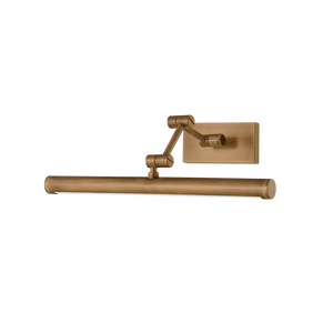 Isaac Picture Light 16" shown from a second angle to highlight the arm curve and shade proportion.