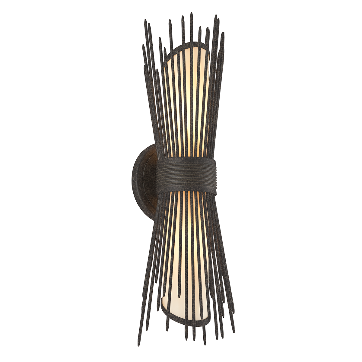 Blink Exterior Wall Sconce 6.25" x 20.75" — a Troy wall sconce for bathrooms, hallways, and living rooms at Laurie Yapp Home.