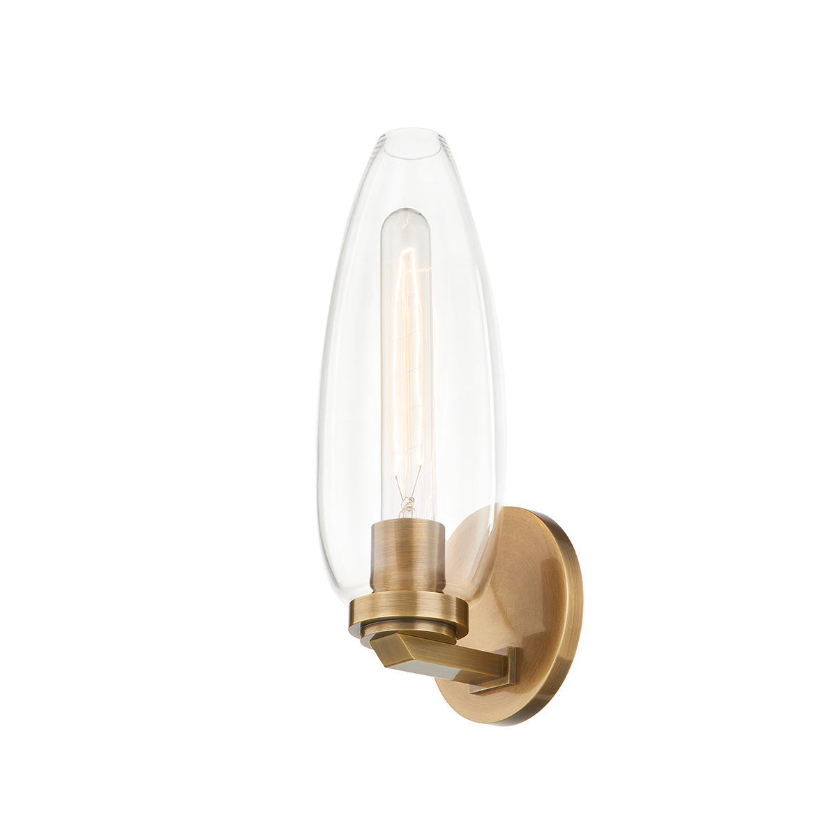 Fresno Wall Sconce — a Troy wall sconce for bathrooms, hallways, and living rooms at Laurie Yapp Home.