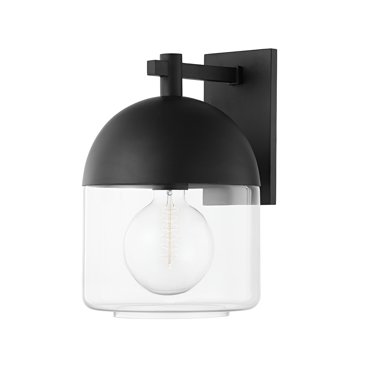 Zephyr Exterior Wall Sconce 9.5" — a Troy wall sconce for bathrooms, hallways, and living rooms at Laurie Yapp Home.