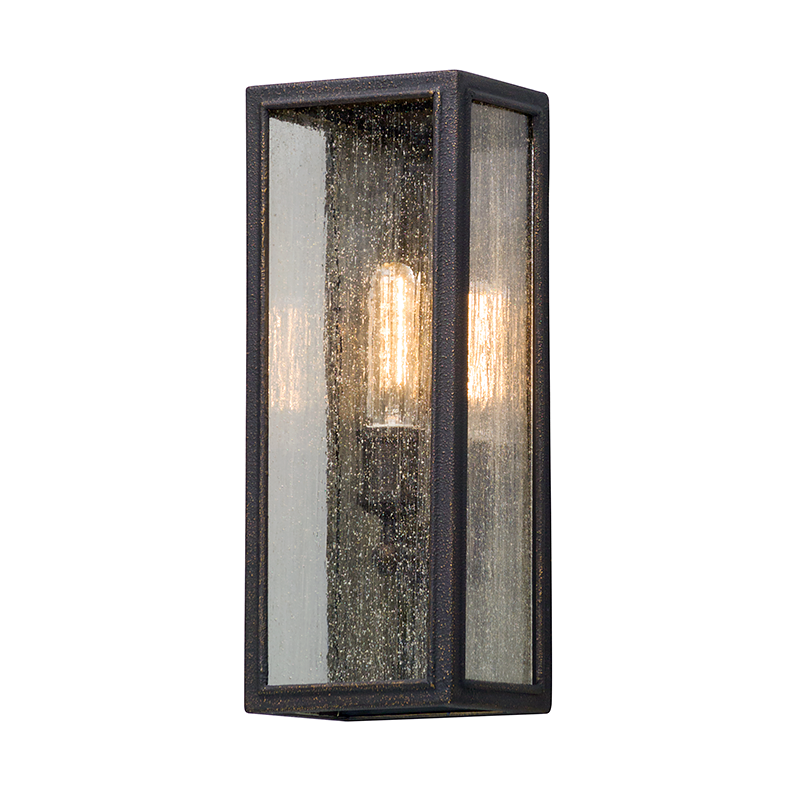 Dixon Exterior Wall Sconce 6.5" — a Troy wall sconce for bathrooms, hallways, and living rooms at Laurie Yapp Home.