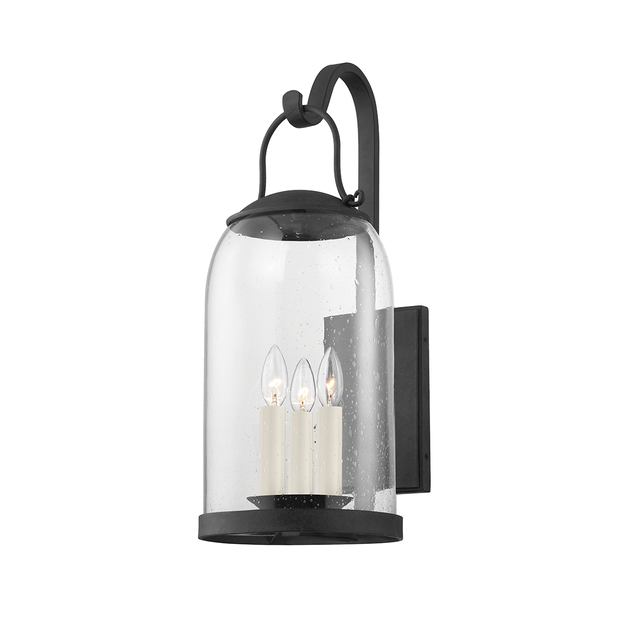 Napa County Exterior Wall Sconce 9.25" — a Troy wall sconce for bathrooms, hallways, and living rooms at Laurie Yapp Home.