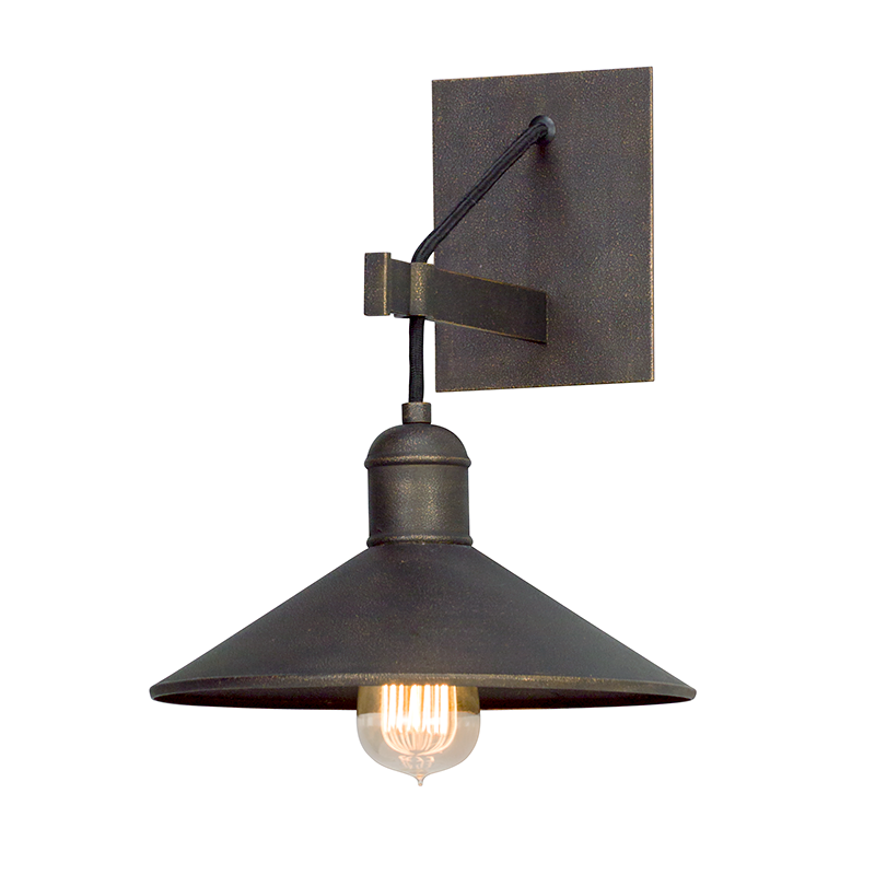 Mccoy Wall Sconce — a Troy wall sconce for bathrooms, hallways, and living rooms at Laurie Yapp Home.
