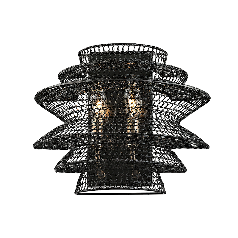 Kokoro Wall Sconce — a Troy wall sconce for bathrooms, hallways, and living rooms at Laurie Yapp Home.