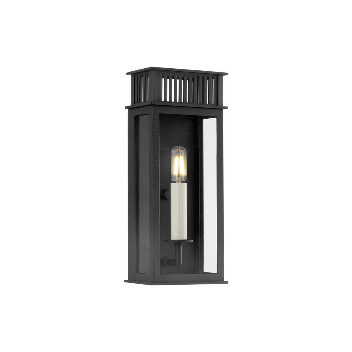 Gridley Exterior Wall Sconce 5.5" — a Troy wall sconce for bathrooms, hallways, and living rooms at Laurie Yapp Home.