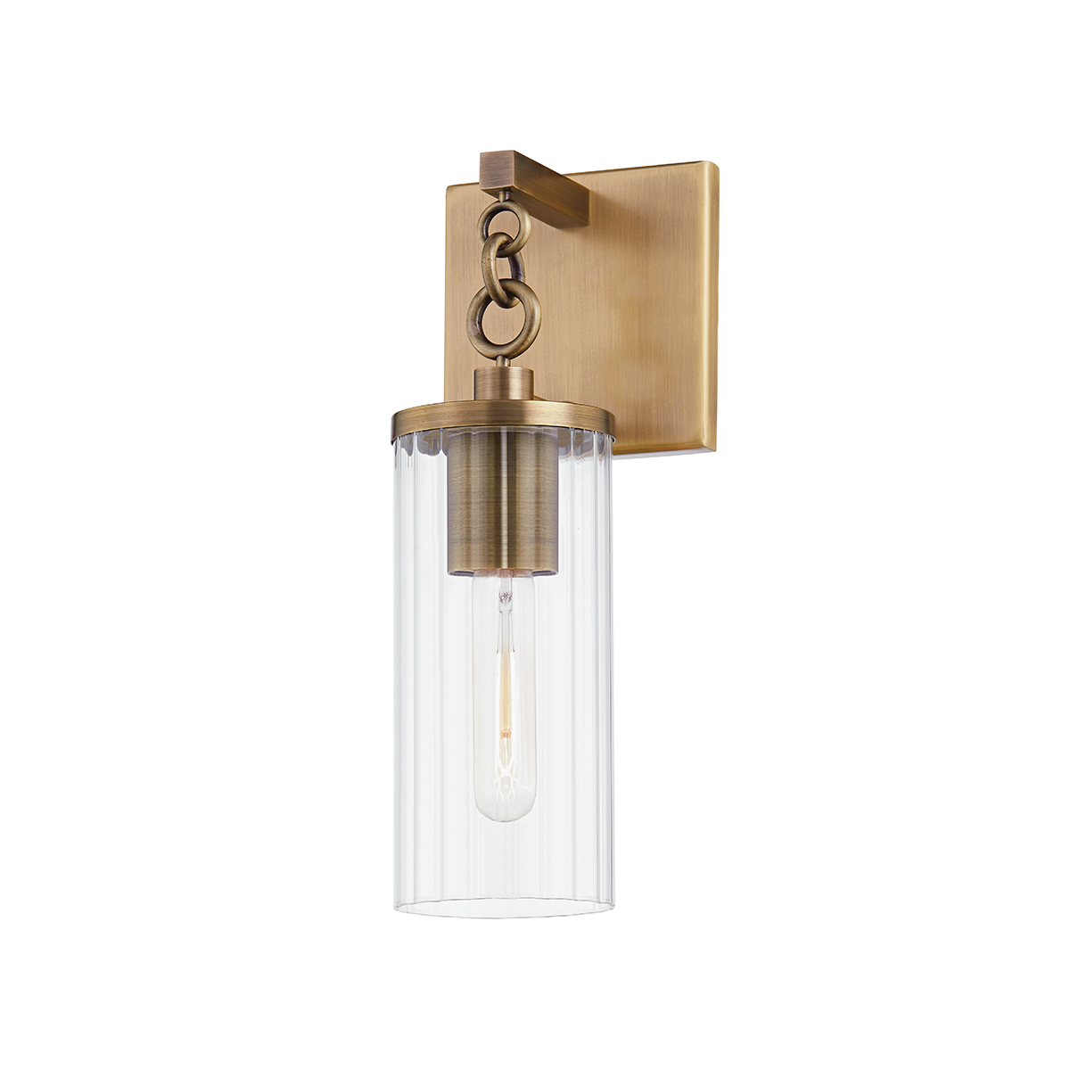 Yucca Exterior Wall Sconce 4.75" x 12.75" — a Troy wall sconce for bathrooms, hallways, and living rooms at Laurie Yapp Home.