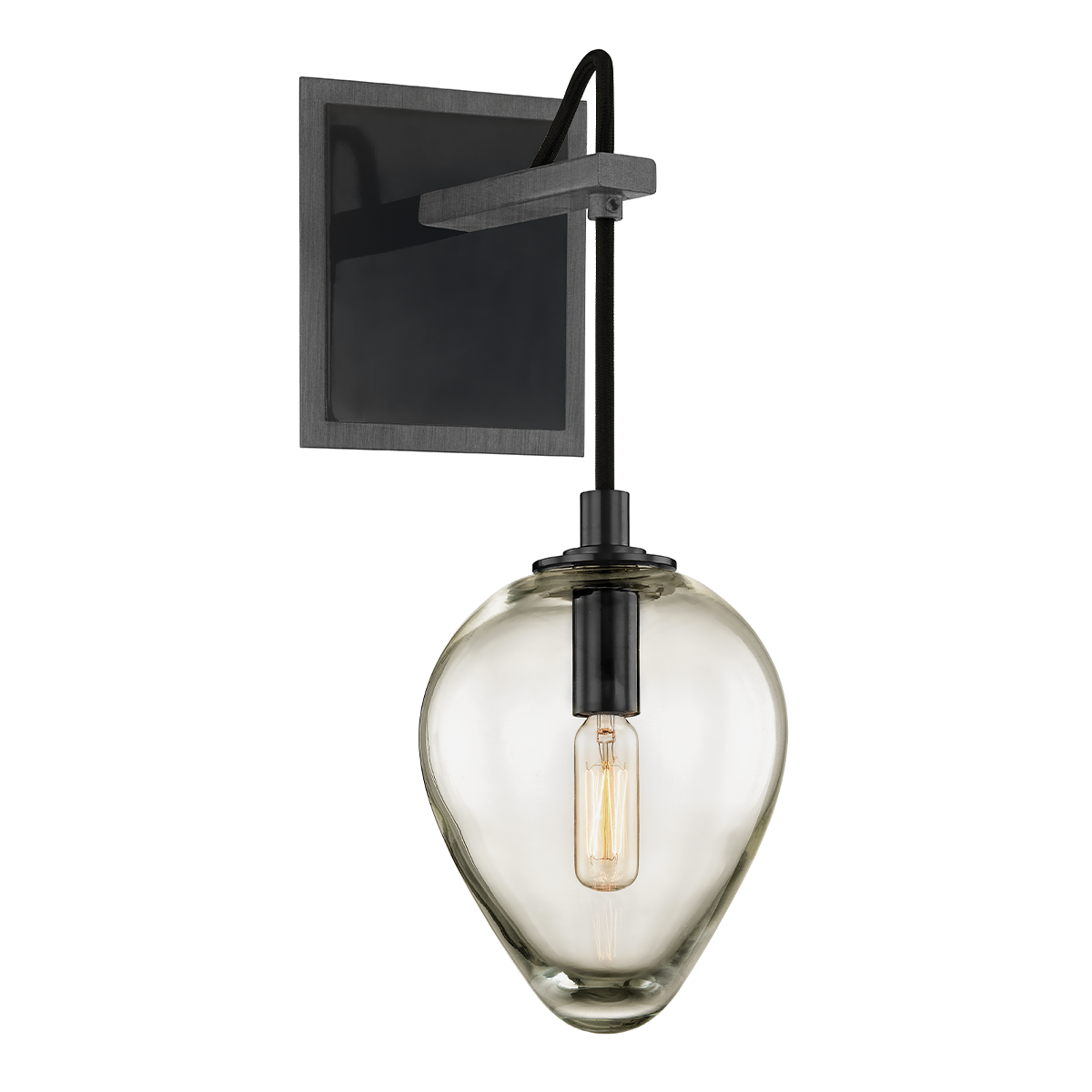 Brixton Wall Sconce — a Troy wall sconce for bathrooms, hallways, and living rooms at Laurie Yapp Home.