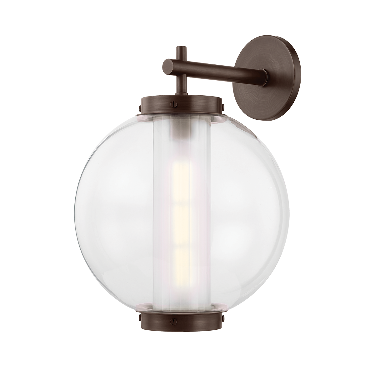 Marco Exterior Wall Sconce 13" — a Troy wall sconce for bathrooms, hallways, and living rooms at Laurie Yapp Home.