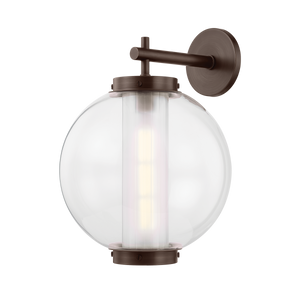 Marco Exterior Wall Sconce 13" — a Troy wall sconce for bathrooms, hallways, and living rooms at Laurie Yapp Home.