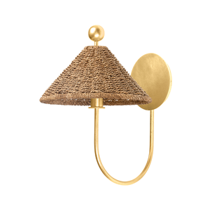 Layton Wall Sconce shown from a second angle to highlight the arm curve and shade silhouette.