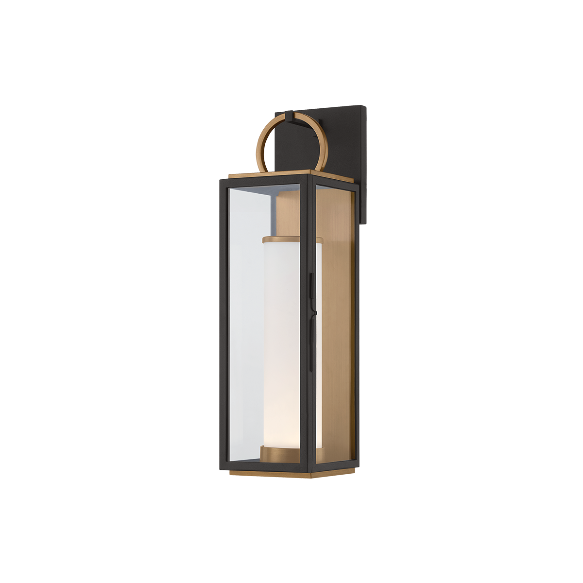 Gareth Exterior Wall Sconce 5" — a Troy wall sconce for bathrooms, hallways, and living rooms at Laurie Yapp Home.