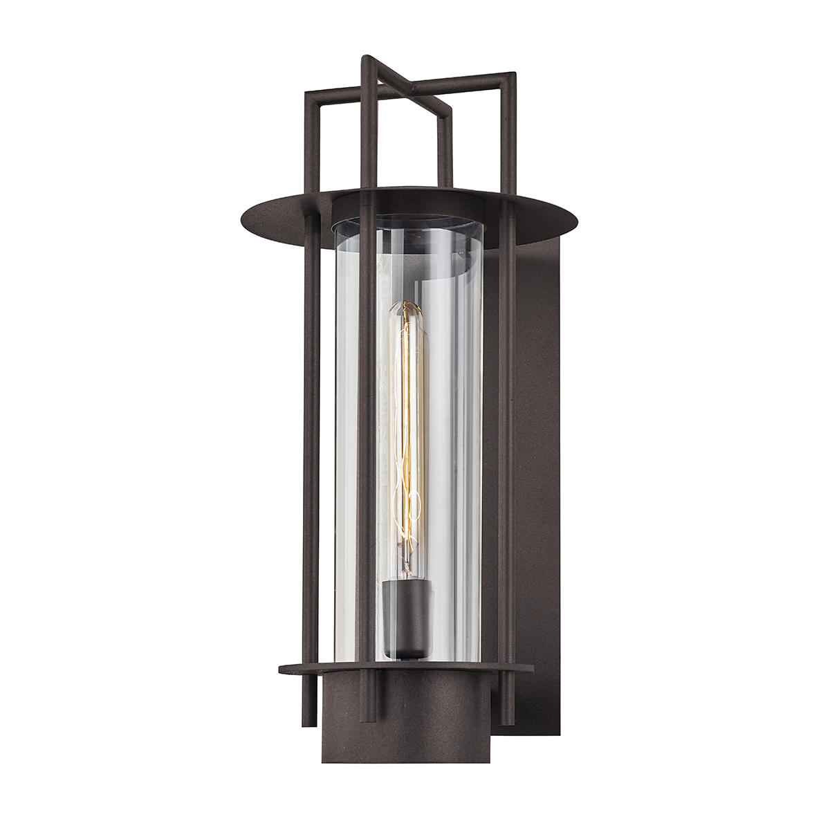 Carroll Park Exterior Wall Sconce — a Troy wall sconce for bathrooms, hallways, and living rooms at Laurie Yapp Home.