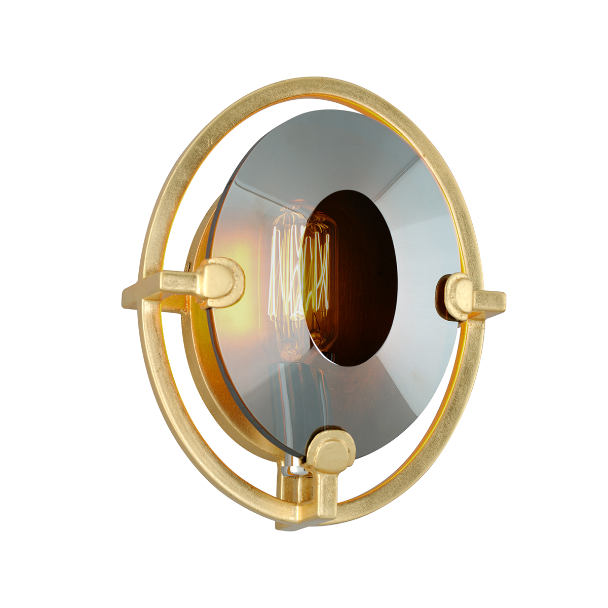Prism Wall Sconce 7" x 9" — a Troy wall sconce for bathrooms, hallways, and living rooms at Laurie Yapp Home.